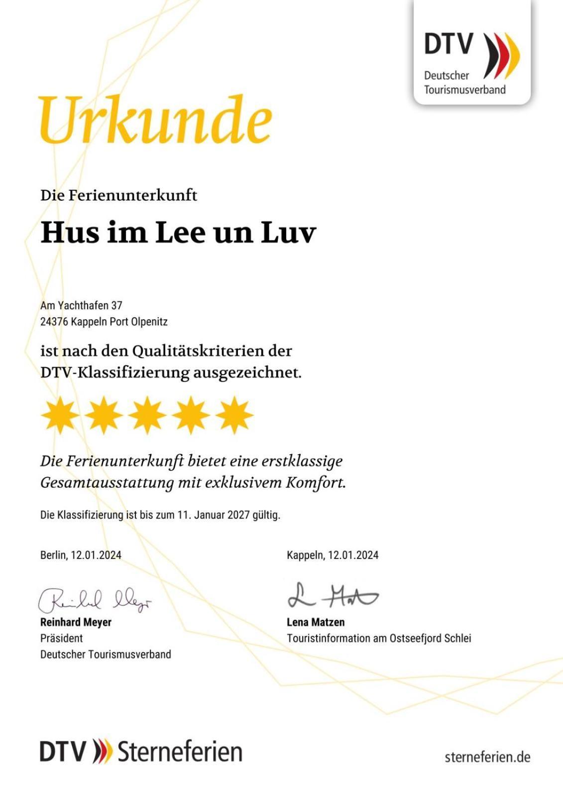 Vila Hus Im Lee Un Luv Olpenitz Exteriér fotografie